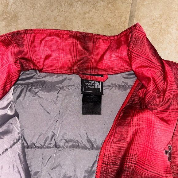 The North Face Kids Red Plaid Jacket - Picture 3 of 6